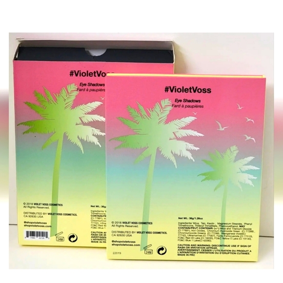 VIOLET VOSS FLAMINGO EYE Shadow Palette 20 Colors New in BOX 100 % Authentic - Picture 2 of 6